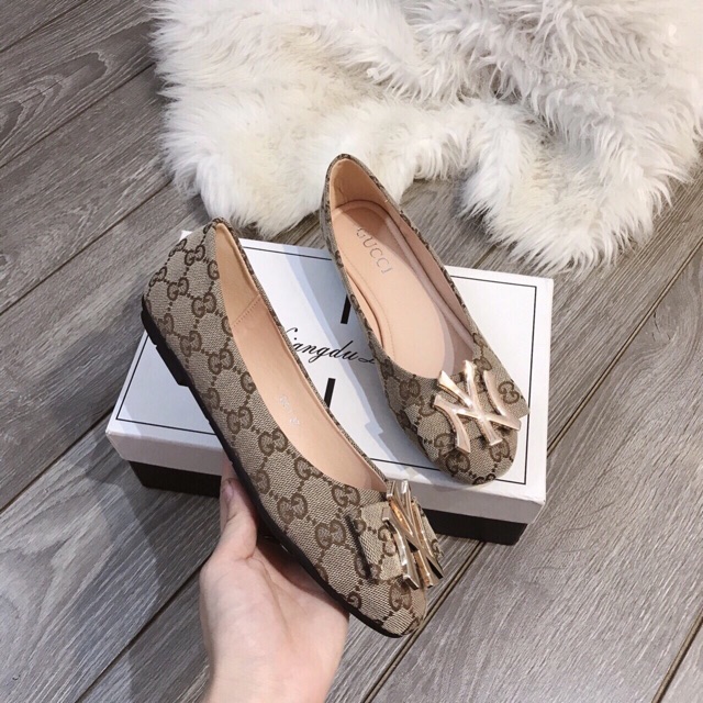 ] Giày búp bê khoá NY chất đẹp