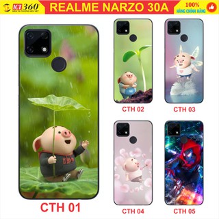 Ốp lưng kính realme narzo 30a - in theo yêu cầu - nhiều hình
