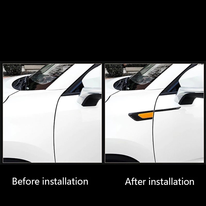 Set 2 miếng dán phản quang cảnh báo cho cửa xe hơi