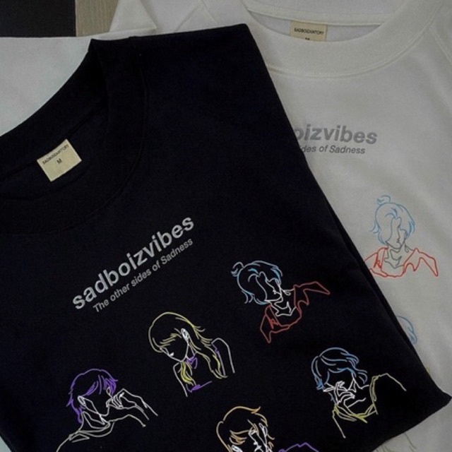 Áo Thun SADBOYZ Full Tag Vải TEE SADBOIZVIBES TOSS 6N Tay Lỡ Form Rộng Nam Nữ Unisex - DIONS Store