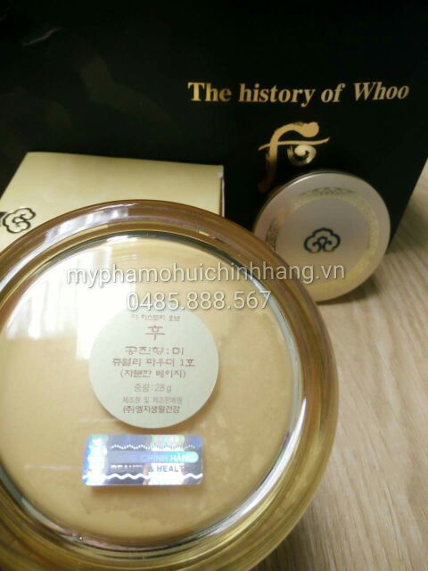 Phấn phủ trang điểm dạng bột mịn màng kiểm soát dầu Whoo  Jewelry Powder - mỹ phẩm Ohui công ty chính hãng cao cấp