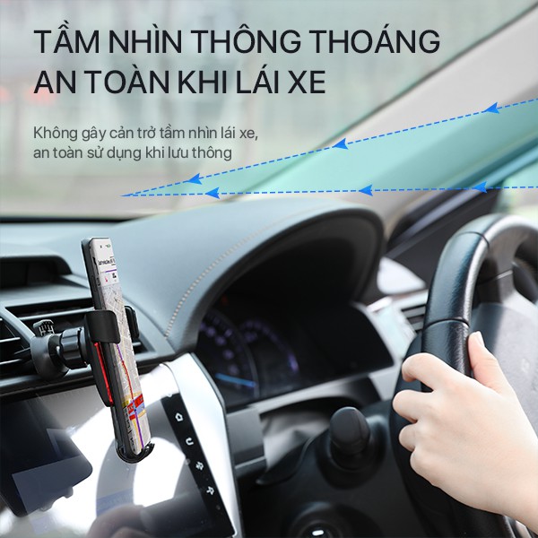 Giá Đỡ Điện Thoại ÔTô ACOME ACH02 Hợp Kim Cao Cấp Hàng Chính Hãng