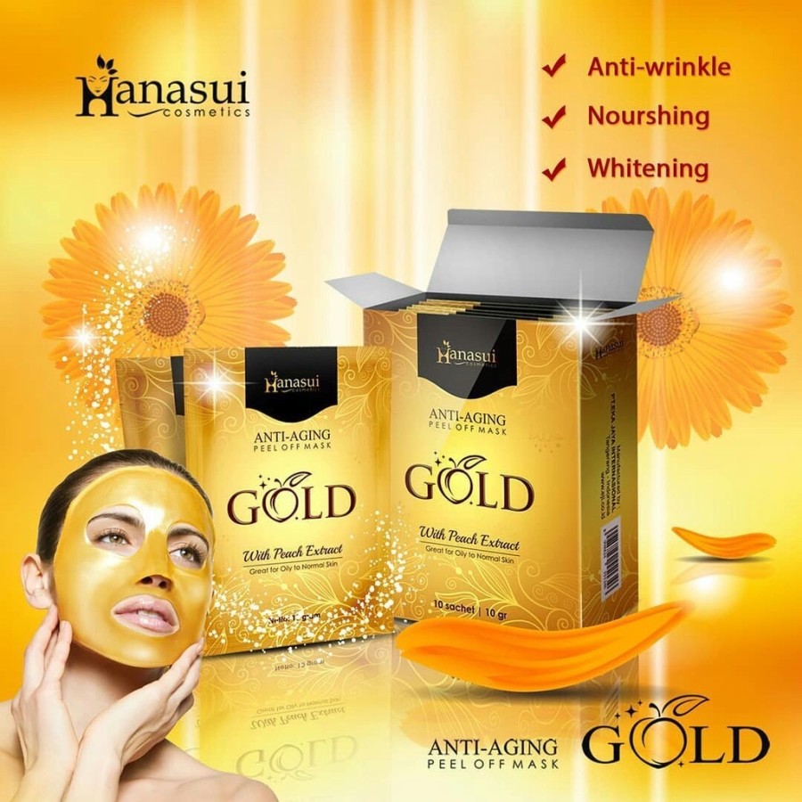 (hàng Mới Về) Mặt Nạ Vàng Hanasui Shiseido Lột Mụn Đầu Đen Hiệu Quả