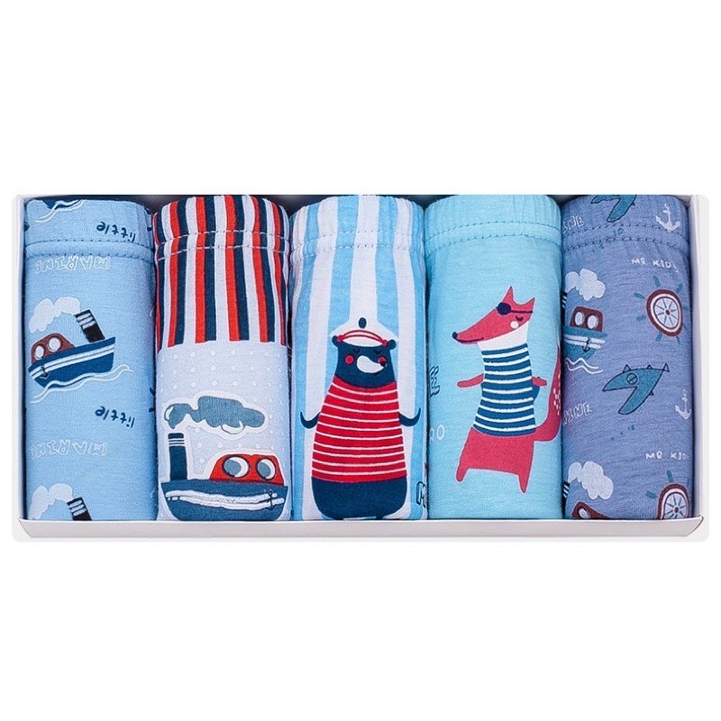 Set 5 Quần Lót Bé Trai - Mẫu Marine