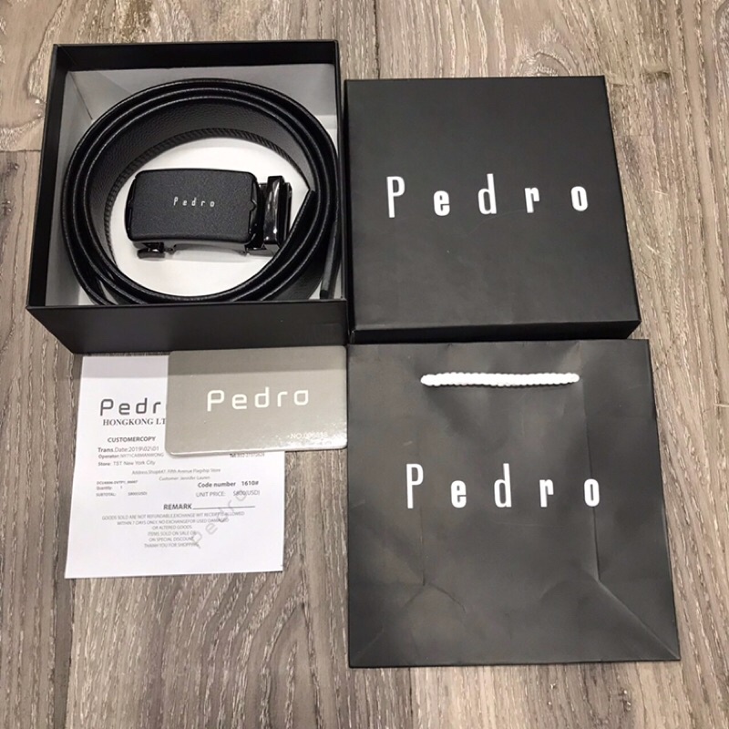 Thắt lưng nam Pedro fullbox kèm túi giấy cao cấp
