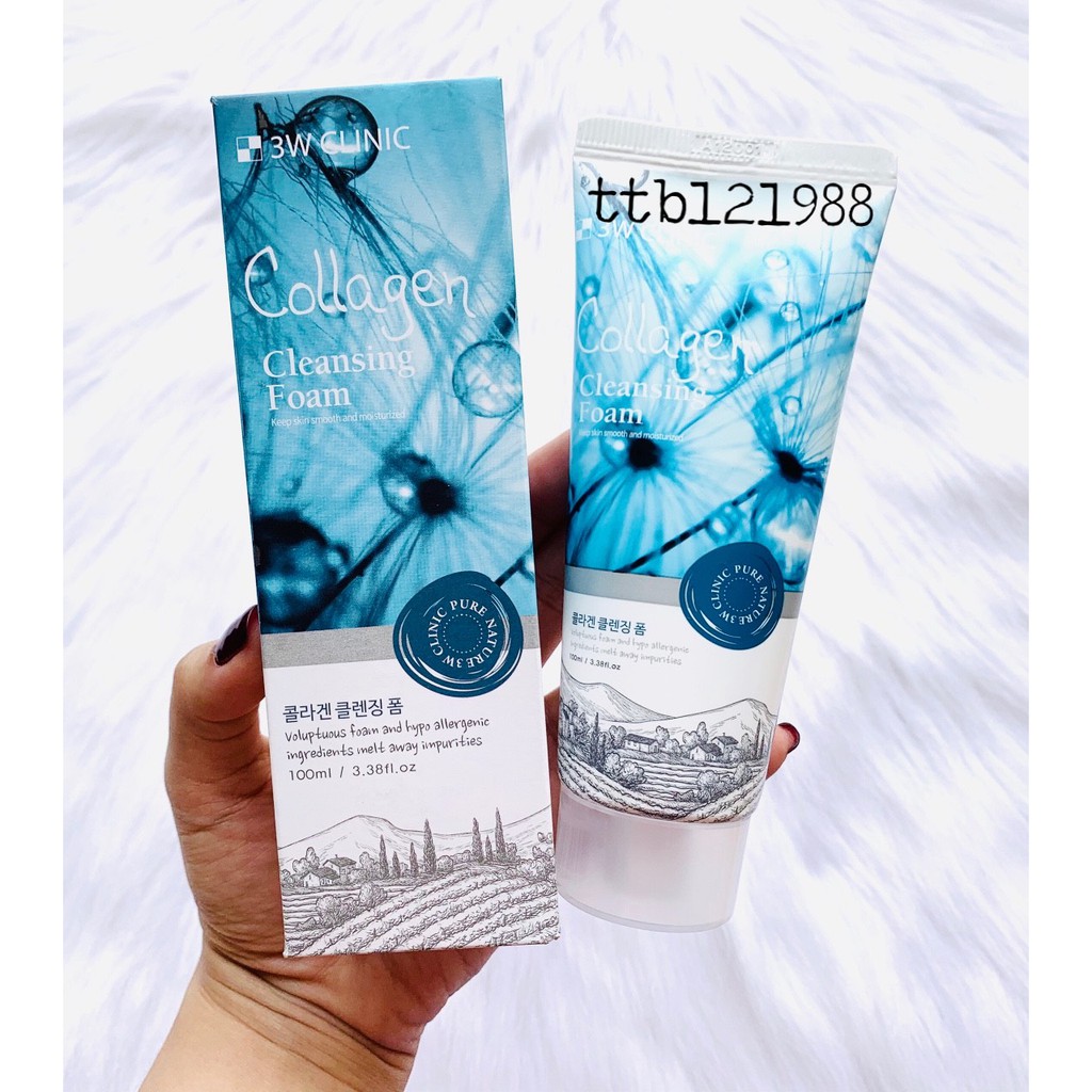 SỮA RỬA MẶT 3W CLINIC 100ML 5sao