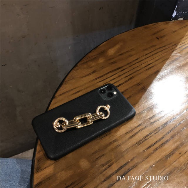 Ốp Điện Thoại Hình Gấu Có Dây Đeo Ngọc Trai Cho iPhone 8plus X XS XR XS MAX11 PRO MAX