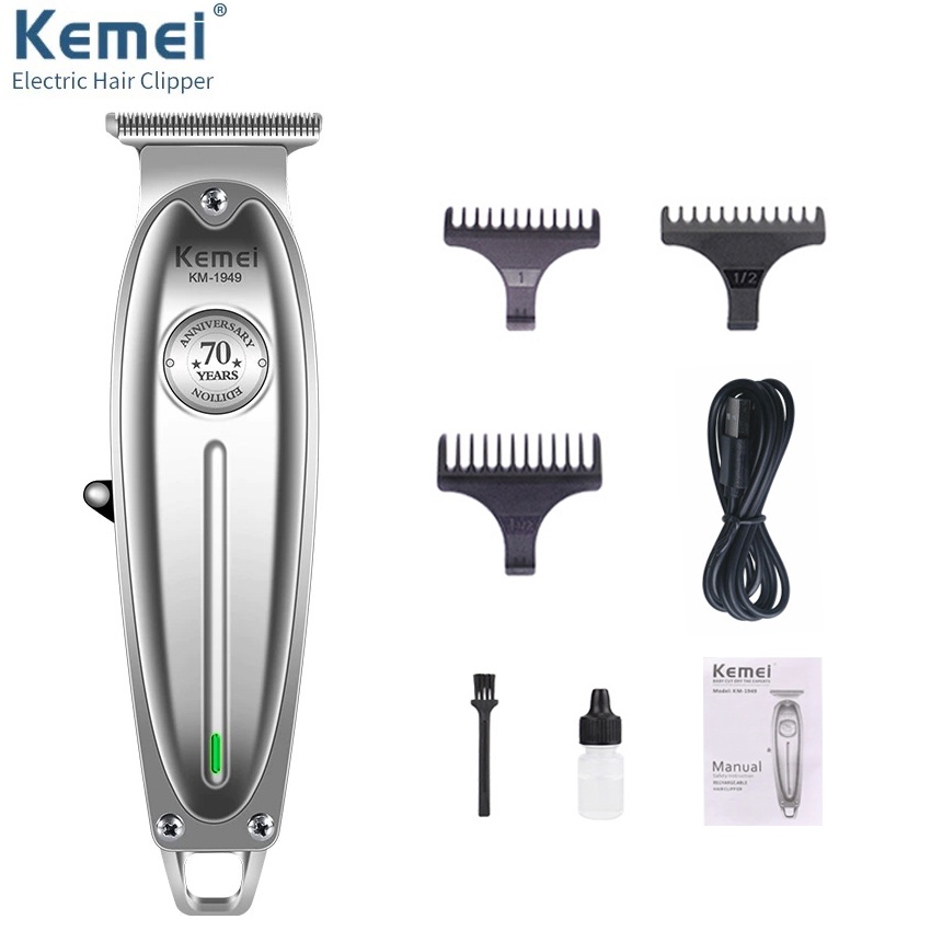 Tông đơ cắt tóc, bấm viền, chấn viền Kemei KM-1949