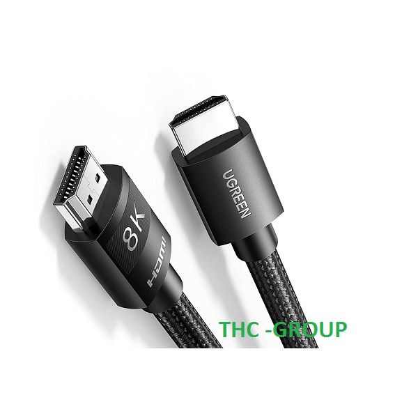 Cáp HDMI 2.1 dài 1M Ugreen 8K@60hz cao cấp, BẢO HÀNH 18 THÁNG, 40178