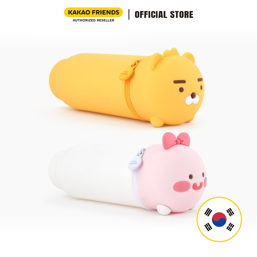 Hộp Đựng Bút Silicon Kakao Friends Little Ryan Apeach