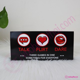 Bộ bài Talk, Flirt, Dare 3 trong 1 dành cho các cặp đôi