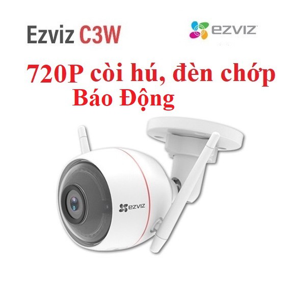 Camera 2M IP Wifi Ngoài Trời Hikvision Ezvis C3WN CV310 C3W 1080P FULLHD [CHÍNH HÃNG - BH 24Th]