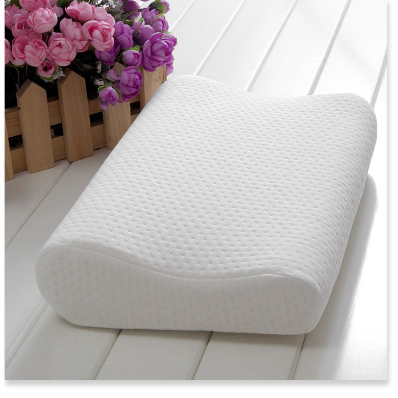Gối Nằm Cao Su non sài gòn home-Chống Đau Mỏi Vai Gáy, Chống Ngáy, Mềm Mại Êm Ái - Cao Su TỰ NHIÊN