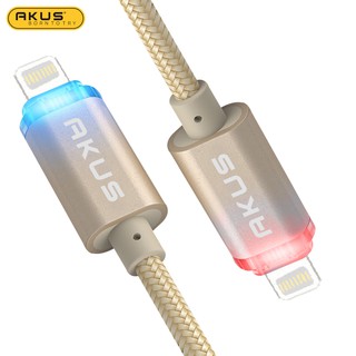 Dây cáp tự ngắt 1M (Lightning) AKUS - CTN01 (Hàng chính hãng - Bảo hành 12 tháng)