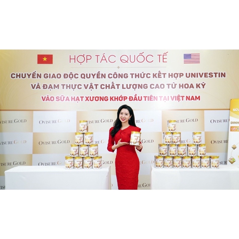 Sữa hạt xương khớp Ovisure Gold lon 650g chính hãng