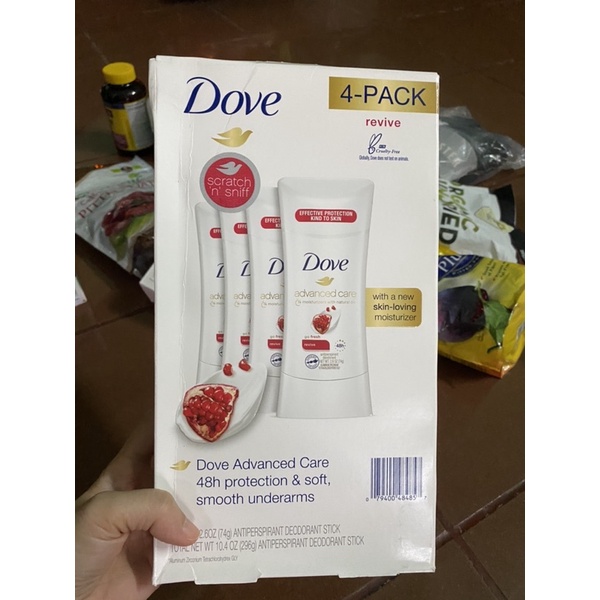 sáp khử mùi dove hương lựu 76g