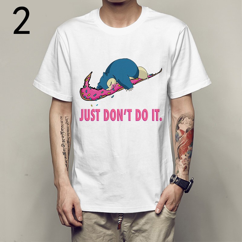 HOT- áo thun  Pokemon Funny Snorlax Nope siêu chất