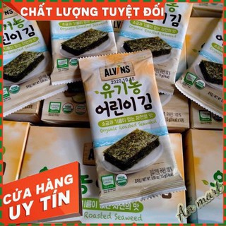 💕💕 [Date 2021] Rong biển tách muối Hàn Alvins tách lẻ 5 gói 💕💕