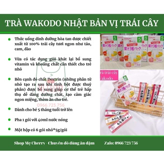 Trà Wakodo Nhật cho bé đủ vị