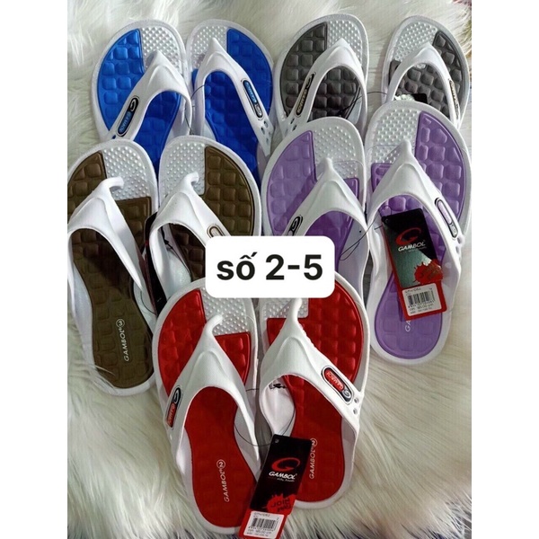 Dép Kẹp Đúc Siêu Nhẹ Nữ GamBol Massa Chân Thái Lan