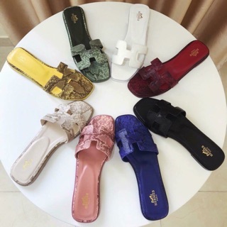 Dép hermes da rắn hàng VNXK