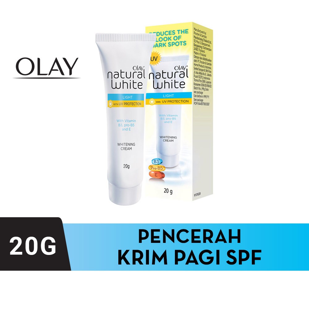 (Hàng Mới Về) Kem Chống Nắng Olay Tự Nhiên Làm Sáng Da Bảo Vệ Khỏi Tia Uv 20 Gr