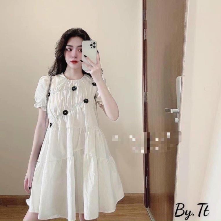 [Xả kho] Đầm bầu cao cấp chất lụa hàn mặc đi làm đi chơi đều đcváy bầu chất siêu mátfree size 43~68kg