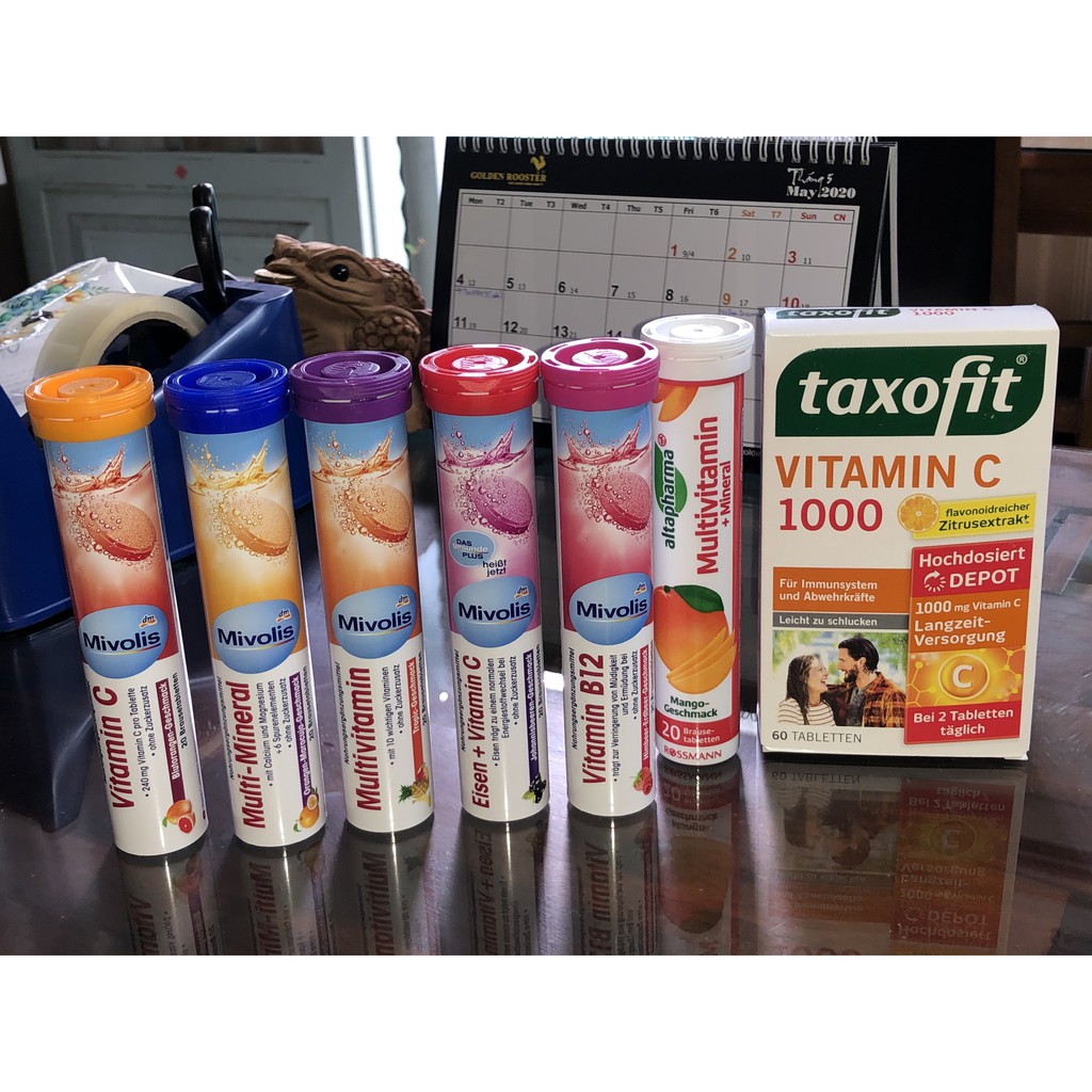 Viên sủi Mivolis Multivitamin vị trái cây tự nhiên - hàng nội địa Đức | BigBuy360 - bigbuy360.vn