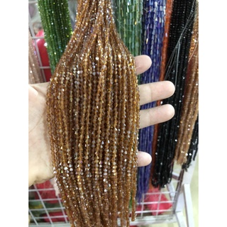 [Ảnh thật] [Có sẵn] 10 dây pha lê đá cao cấp loại 3mm