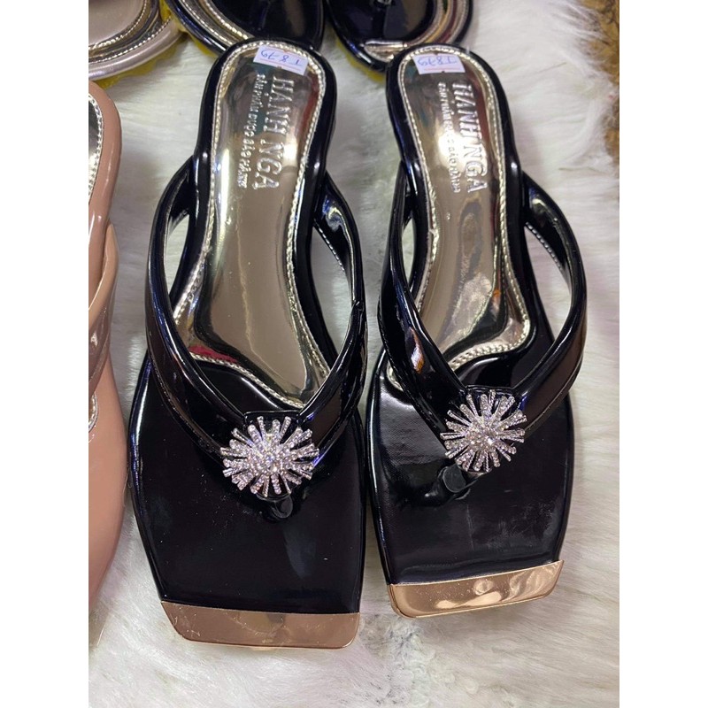 Dép kẹp cao cấp big size 38-42. gót 3p và 5p
