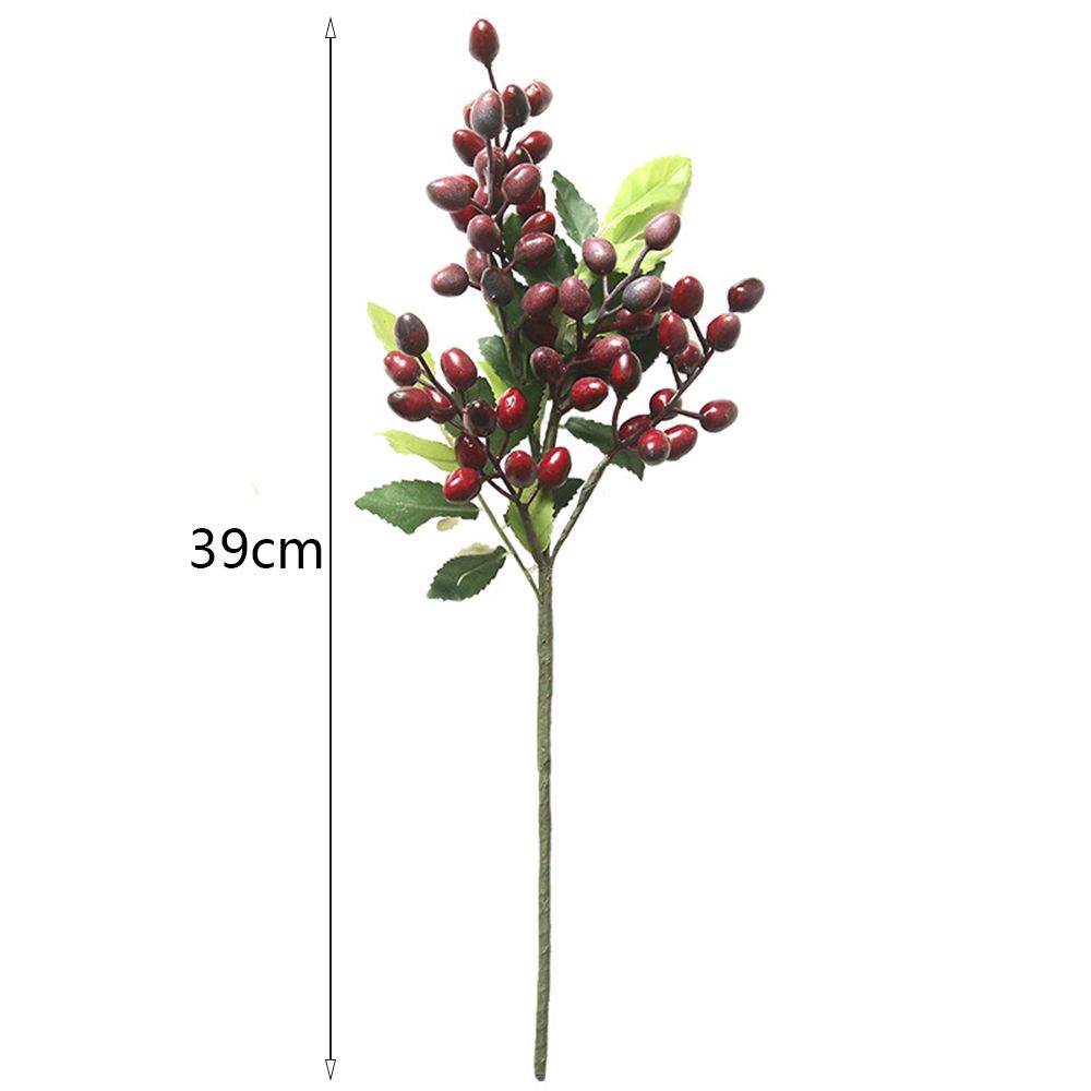 Nhánh Quả Mọng Nhân Tạo Độc Đáo Trang Trí Tiệc Cưới/ Phông Nền Chụp Ảnh DIY|Cây Giả Nhiều Màu Trang Trí Nhà Cửa