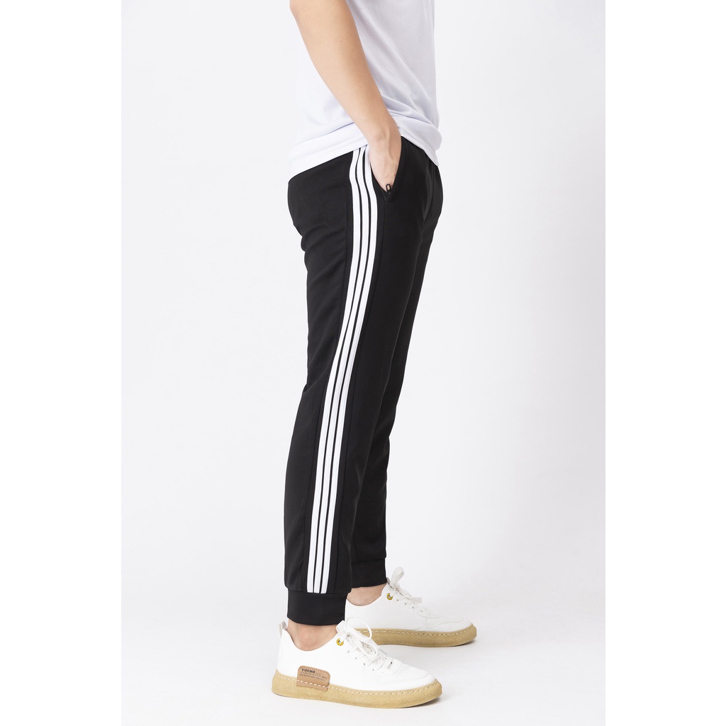 Quần jogger thể thao nỉ nam nữ JUN FASHION STORE Siêu Rẻ dài 3 sọc, Vải poly cao cấp dày đẹp, co giãn tối đa