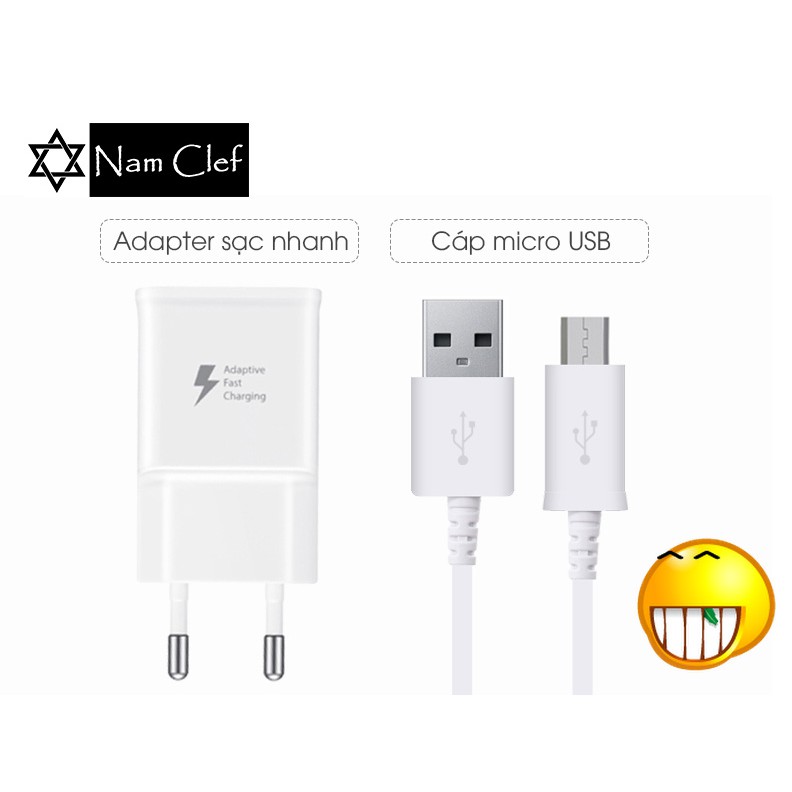 Bộ Adapter sạc kèm cáp Micro Samsung TA20HW TA20 - Chính hãng Samsung