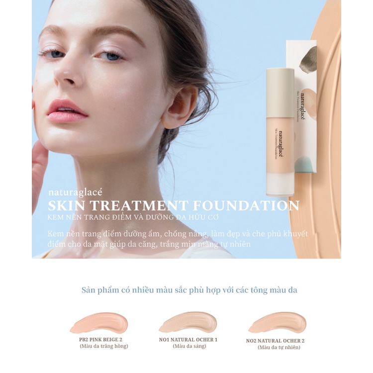 Kem nền trang điểm và dưỡng da Naturaglacé - Skin Treatment Foundation PB2 20ml