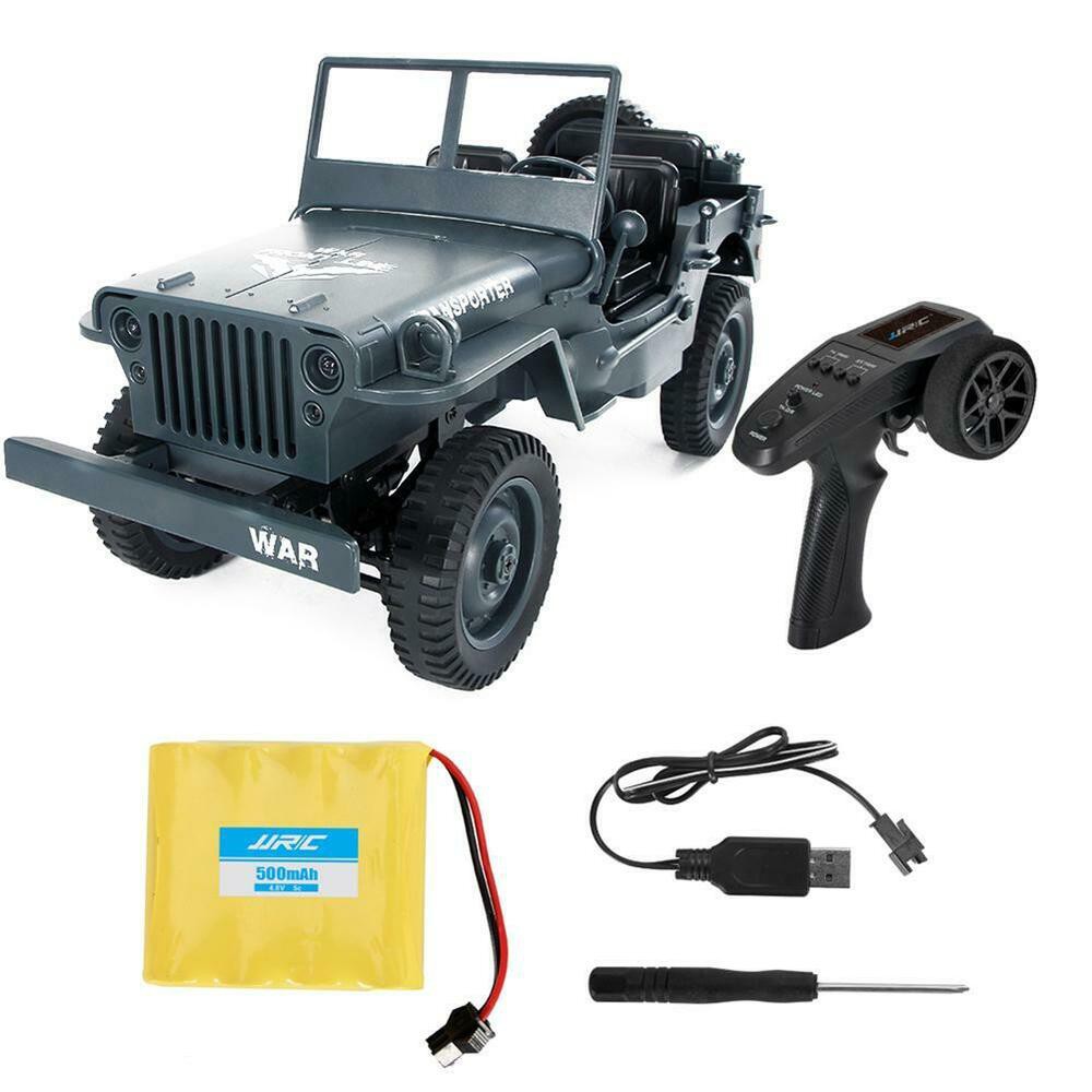 Xe Điều Khiển Quân Sự Jeep JJRC Q65 Tỉ Lệ  1:16 4WD Truyền Động 4 Bánh