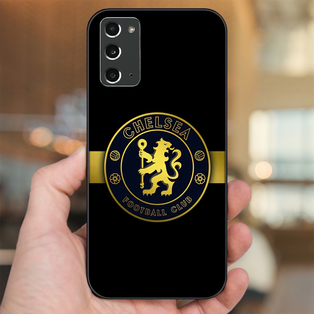 Ốp lưng Samsung Note 20 viền đen in hình Chelsea FC