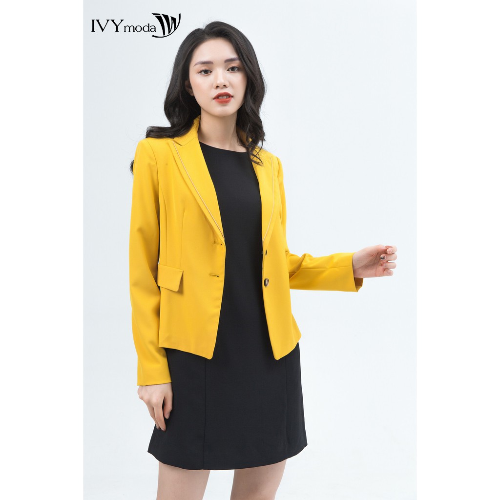 Áo Vest nữ cổ 2 ve thiết kế IVY moda MS 67M5033