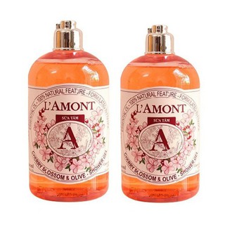 Combo 2 chai Sữa Tắm LAmont En Provence Hương Hoa Anh Đào 500ml/chai