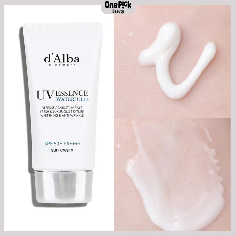 OnePick) Kem chống nắng tinh chất essence cấp ẩm chuyên sâu KEM CHỐNG NẮNG CẤP ẨM D'ALBA UV ESSENCE WATERFULL