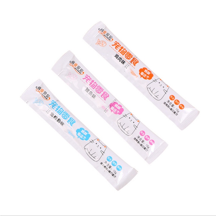 [HCM] Súp thưởng cung cấp dinh dưỡng cho mèo BEIBEI-Đồ ăn vặt cho thú cưng(nhiều vị) 15g/thanh