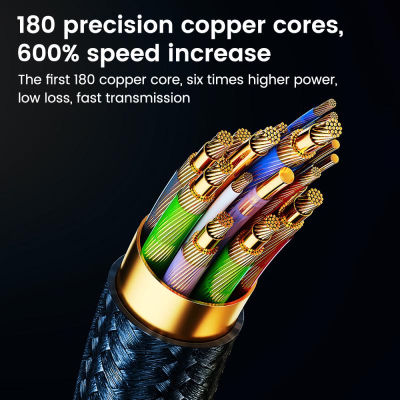 Cáp sạc nhanh ELOUGH USB C chíp kép 5A 100W