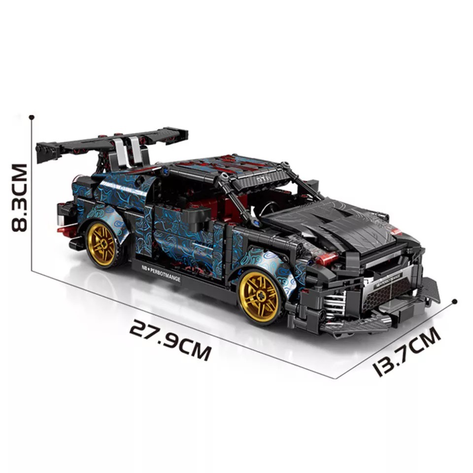 Bộ lắp ráp xếp hình Legoo xe đua thể thao 8203