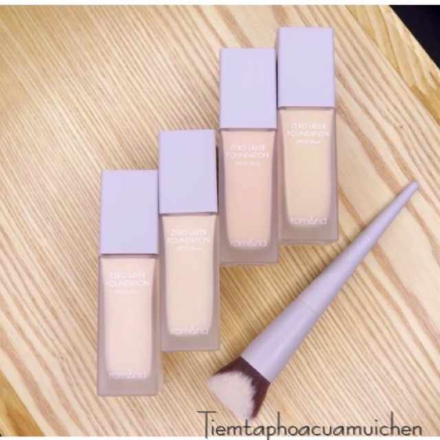 [Chính hãng] Kem Nền Mỏng Nhẹ Tự Nhiên Cho Lớp Nền Hoàn Hảo Romand Zero Layer Foundation 35ml | BigBuy360 - bigbuy360.vn