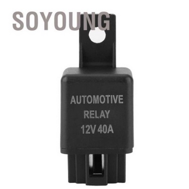 Quạt Relay Rơ Le 12v 40a 4 Rờ chân kính chỉnh điện kèn còi Chất Lượng Cao cho xe hơi ô tô Toyota Honda Kia Hyundai