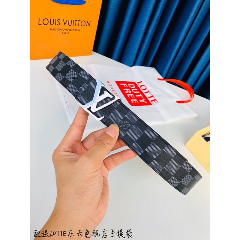 Thắt lưng da của nam da thật cao cấp thương hiệu Louis Vuitton mẫu mới 2021