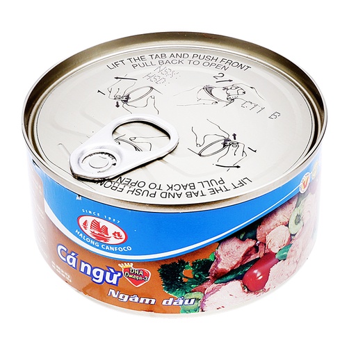 Cá ngừ ngâm dầu Halong Canfoco 175g