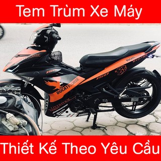 Tem Trùm Exciter 150 Cam Đen Nhám