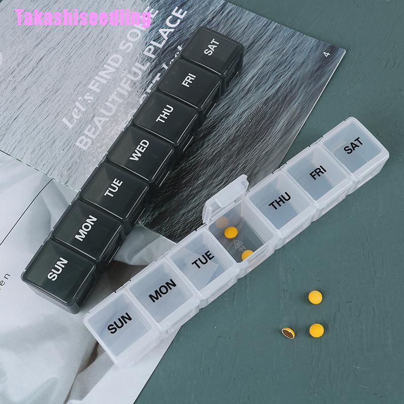 [Hàng mới về] Hộp đựng thuốc chia 7 ngăn tiện lợi