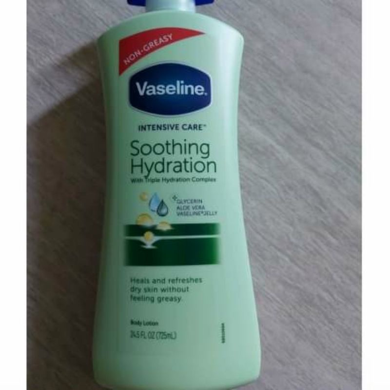 🌿Sữa dưỡng thể Vaseline intensive care Aloe Soothe Hydrating Body Lotion