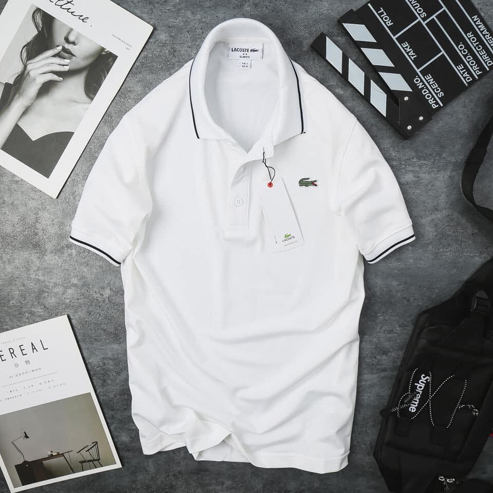 [ Hàng Xuất ] Áo Phông Nam Lacoste / Áo Thun Nam Cá Sấu Có Cổ ( A001 ) | BigBuy360 - bigbuy360.vn